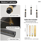 Modern Industrial Multi-Light Pendant Chandelier Light - view 1