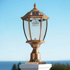 Solar Column Headlights With Dimmable LED - view 1