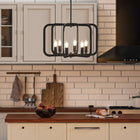 Black 6-Light Pendant Light Chandelier - view 3