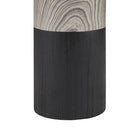 Mid-Century Wood Grain Table Lamp, Matte Black - view 5