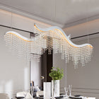 36.2-inch Dangling Wave Crystal Chandeliers - view 1