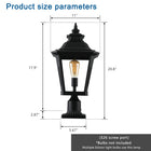 Outdoor Glass Column Headlights - view 6