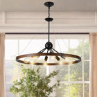 8-Light Retro Farmhouse Chandelier (No Bulbs) - view 5