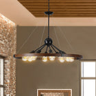 8-Light Retro Farmhouse Chandelier (No Bulbs) - view 2