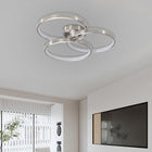 Three-Ring Contemporary LED Ceiling Lamp -Modern Elegance & Soft Illumination - view 3