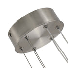 Pendant Lighting Fixture in Silver Integrated LED - view 6