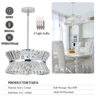 Modern Crystal Chandelier -Elegant Round Design - view 3
