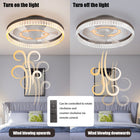 19.7In Minimalist Ring LED Ceiling Fan -Modern Comfort & Style - view 3