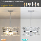 Modern Crystal Chandelier -Elegant Round Design - view 2