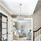 Silver LED Pendant Lighting -Contemporary Elegance & Efficient Illumination - view 2