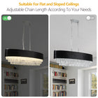 Modern Crystal Chandelier -Sleek Luxury Illumination - view 1