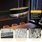 Modern Crystal Chandelier -Sleek Luxury Illumination - view 6