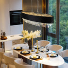 Modern Crystal Chandelier -Sleek Luxury Illumination - view 8