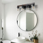 Rustic Vanity Light, Industrial Bathroom Wall Sconce  (No Bulbs) - view 6