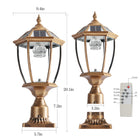 Solar Column Headlights With Dimmable LED - view 8
