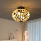 Beaded Fan lamp Wood Beaded Chandelier Oak White - view 3