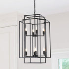 8-Light Lantern Tiered Chandelier - view 3