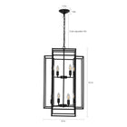 8-Light Lantern Tiered Chandelier - view 6