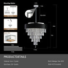 Modern Crystal Chandelier -Elegant Luxury Lighting - view 7