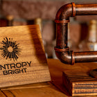 Lámpara de tubo ajustable vintage hecha a mano estilo Steampunk Whisper - view 7