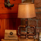 Lámpara de tubo ajustable vintage hecha a mano estilo Steampunk Whisper - view 4