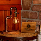 Lámpara de tubo ajustable vintage hecha a mano Steampunk Aurora - view 2