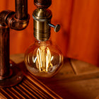 Lámpara de tubo ajustable vintage hecha a mano Steampunk Aurora - view 4