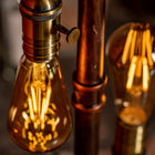 Nebula Steampunk Pipe Lamp - view 3
