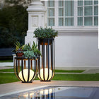 Solar Powered Outdoor Garden Flower Stand Led Garden Planter - view 2