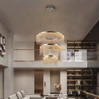 23.6-inch Fancy hanging ceiling lamps luxury modern pendant light crystal chandelier - view 2