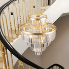 Golden Luxury Crystal Chandelier -Modern Ceiling Light Fixture - view 2