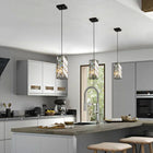 Modern Crystal Pendant Lights -Set of 3 Adjustable Ceiling Fixtures - view 2