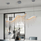 36.2-inch Dangling Wave Crystal Chandeliers - view 2