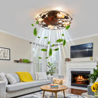Low-Profile Caged Ceiling Fan with Light - view 2