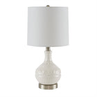 Ceramic White Base Nightstand Table Lamp - view 4