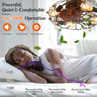 Low-Profile Caged Ceiling Fan with Light - view 3