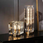 Minimalist Crystal Led Table Lamp // Tall Cuboid - view 1