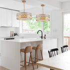 Modern Crystal Drum Chandelier – Timeless Elegance & Radiant Glow - view 4