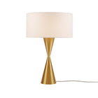 Gold Hourglass Metal Table Lamp - view 4