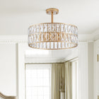 Modern Crystal Drum Chandelier – Timeless Elegance & Radiant Glow - view 6