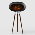 Outdoor&Indoor Tripod Floor Standing Fireplace - view 3