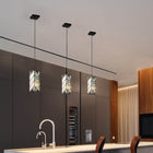 Modern Crystal Pendant Lights -Set of 3 Adjustable Ceiling Fixtures - view 4