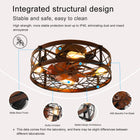 20-Inch Caged Ceiling Fan with Light - view 4