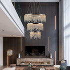 23.6-inch Fancy hanging ceiling lamps luxury modern pendant light crystal chandelier - view 4
