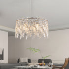 Luxurious Silver Crystal Chandelier -Timeless Elegance & Modern Glamour - view 6