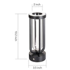 Rechargeable Floral Vase Table Lamp Dimmable Night Light - view 5