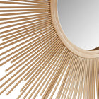 Sunburst Metal Wall Accent Mirror, Gold - view 5