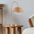 Rattan Weave Shade Table Lamp - view 1