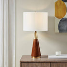 Mid Century Modern Gold Table Lamp - view 2