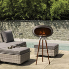 Outdoor&Indoor Tripod Floor Standing Fireplace - view 4